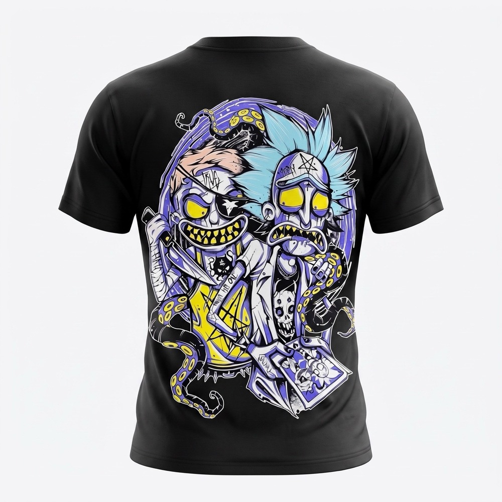 Stay Cold Apparel Trust No One Rick & Morty T-shirt Black Men's Size S